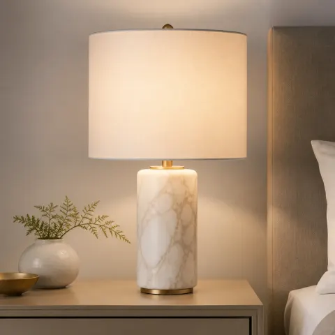 آباژور رومیزی لوکس‌لایت مدل Marble